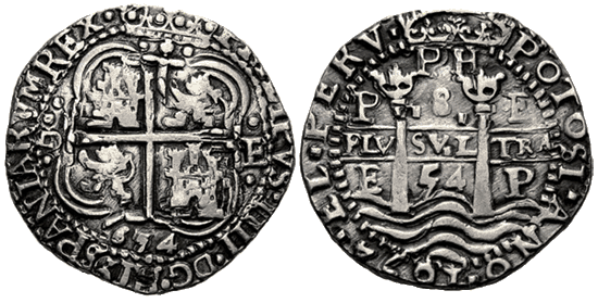 1654 Royal 8 Reales