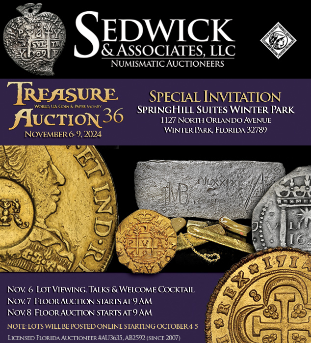 Sedwick & Associates Auction 36 -Nov. 7-8, 2024