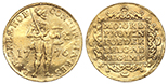 NETHERLANDS (UNITED), Holland, gold ducat, 1776, popular date.