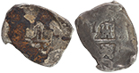 Seville, Spain, cob 4 reales, Philip IV, assayer not visible.