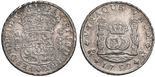 Mexico City, Mexico, pillar 8 reales, Ferdinand VI, 1752 MF.