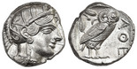 Attica, Athens, AR tetradrachm 