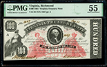 Washington D.C., Bullion Bank, $2, July 4, 1862, serial 1131, pp A. Haxby-DC170G22a. VF, previously mounted.